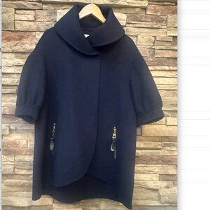BURBERRY London Style Blue Winter Jacket Coat